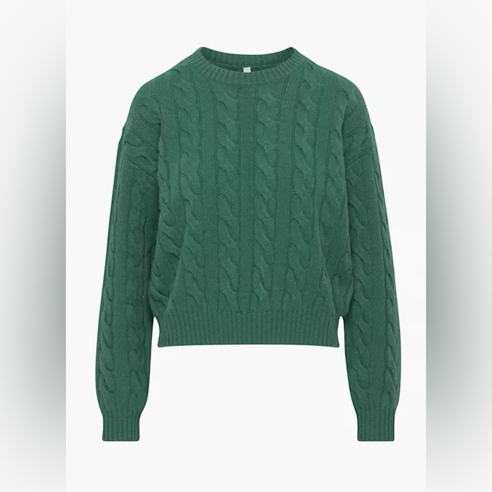 ARITZIA Illustrator Sweater in Forest Green Size Medium - Picture 2 of 11